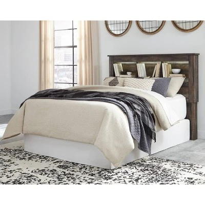 Queen/Full Drystan Bookcase Headboard - Signature Design By Ashley