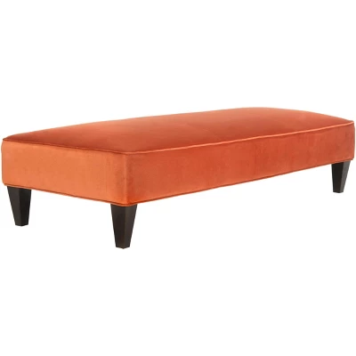 Harlow Lounging Bench - Pumpkin - Safavieh - Image 2
