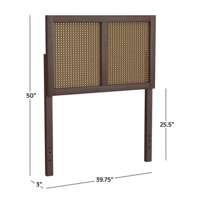 Serena Wood And Cane Panel Headboard - Hillsdale Furniture - Image 2