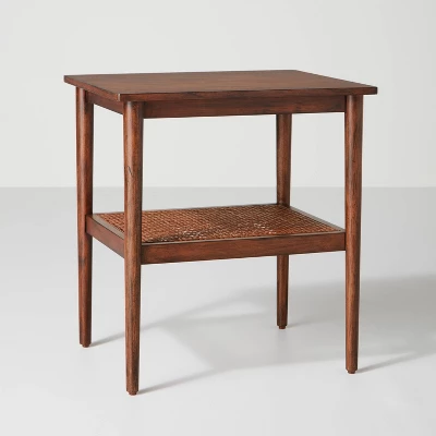 Wood & Cane Square Accent Side Table - Hearth & Hand™ With Magnolia - Image 10