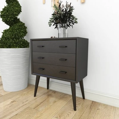 Modern Wooden Chest Black - Olivia & May - Image 3