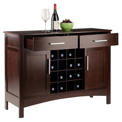 Gordon Buffet Cabinet/Sideboard Cappuccino - Winsome - Image 8