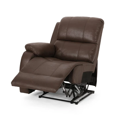 Meridan Contemporary Upholstered Theater Seating Reclining Sofa - Christopher Knight Home - Image 3