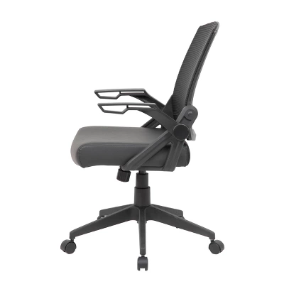 Mesh Flip Arm Task Chair Black - Boss Office Products - Image 4