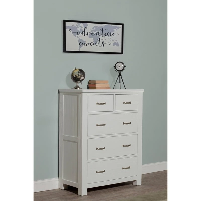 Highlands 5 Drawer Chest White - Hillsdale Furniture - Image 7