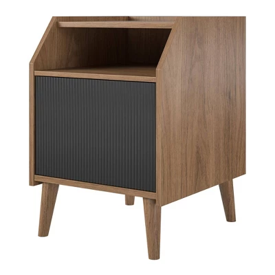 Magnolia End Table Walnut/Black - Novogratz - Image 5