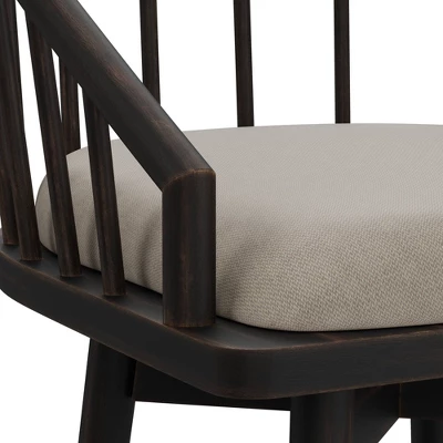 Braddock Spindle Back Memory Return Swivel Counter Height Barstool Rubbed Black - Hillsdale Furniture - Image 6