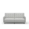 Glenwillow Home 81.5" Mies Upholstered Square Arm Convertible Sleeper Sofa In MCM Vintage Design