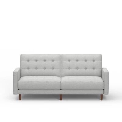 Glenwillow Home 81.5" Mies Upholstered Square Arm Convertible Sleeper Sofa In MCM Vintage Design