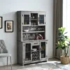 Tall Cabinet With Mesh Doors - Jill Zarin