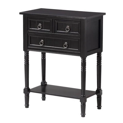 Kendra 3 Drawer Hall Table With Shelf - Breighton Home - Image 10