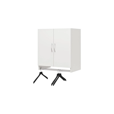 RealRooms Basin Wall Storage Cabinet With Hanging Rod - Image 3