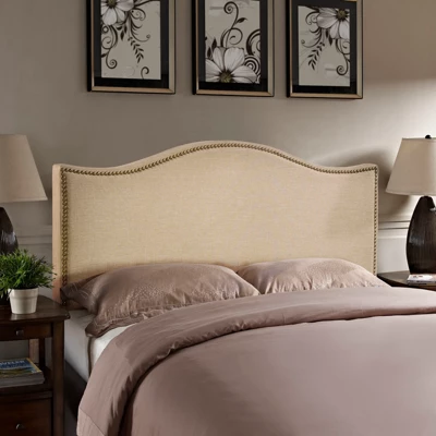 Curl Queen Nailhead Upholstered Headboard - Modway - Image 2