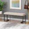 Galileo Modern Bench Beige - Christopher Knight Home