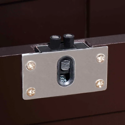 Tangkula Wood Buffet Cupboard Kitchen Storage Cabinet Sideboard W/ Sliding Door - Image 6