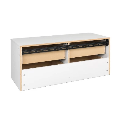 Floating 4 Drawers Dresser White - Prepac - Image 5