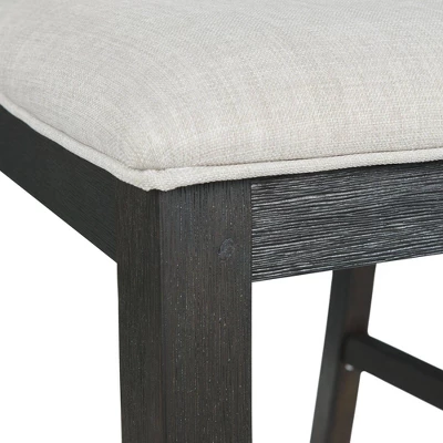 2pc Jasper Dining Slat Back Side Chair Set Black - Picket House Furnishings - Image 7