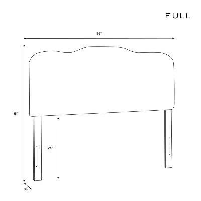 Full Tufted Headboard In Velvet Blush Pink - Skyline Furniture - Image 6
