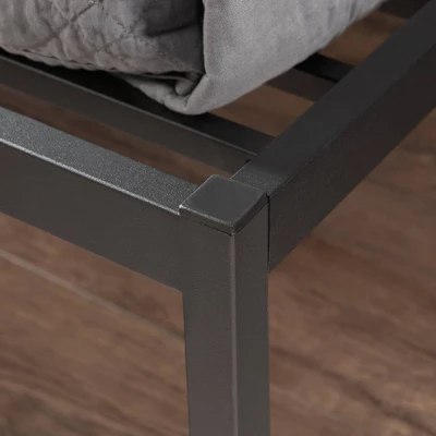 Queen Cannery Bridge Platform Bed Black - Sauder - Image 3