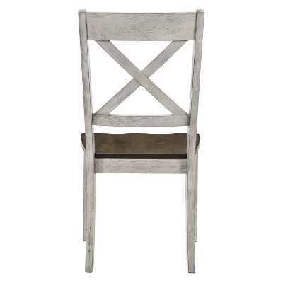 2pk Calton X Shaped Back Dining Chairs - HOMES: Inside + Out - Image 2
