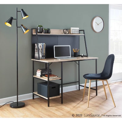 Set Of 2 Pebble Metal/Velvet Dining Chairs - LumiSource - Image 8