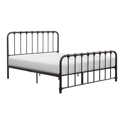Bethany Full Metal Platform Bed In Dark Bronze - Lexicon