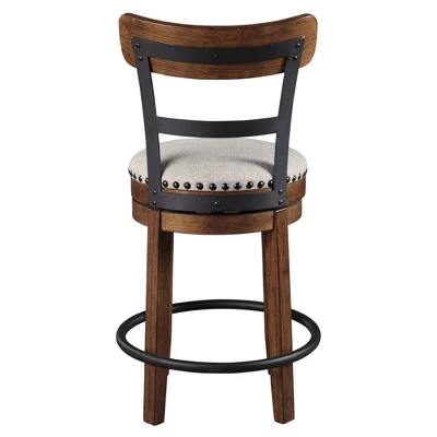 Valebeck Upholstered Swivel Counter Height Barstool - Signature Design By Ashley - Image 4