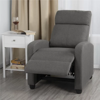Yaheetech Fabric Upholstered Adjustable Recliner Chair With Pocket Spring For Living Room - Image 2