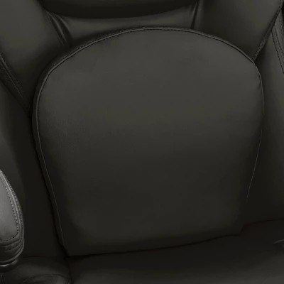 Back N Motion Health & Wellness Managers Chair Black Leather - Serta - Image 6