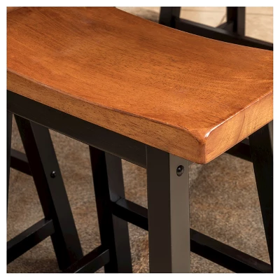 4pc Pomeroy Dining Set Walnut - Christopher Knight Home - Image 2