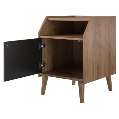 Magnolia End Table Walnut/Black - Novogratz - Image 4