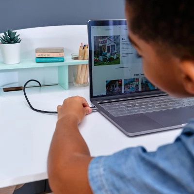 KidKraft Grow Together Pocket Adjustable Desk With Hutch And Chair - Image 4