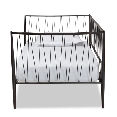 Twin Lysa Metal Daybed Black - Baxton Studio