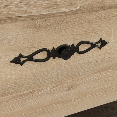 51.41" 2 Open Shelves Adaline Café Vertical Bookcase With Storage Orchard Oak - Sauder - Image 6