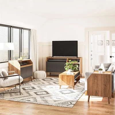 Magnolia End Table Walnut/Black - Novogratz - Image 10