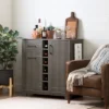 Vietti Bar Cabinet And Bottle Storage - South Shore