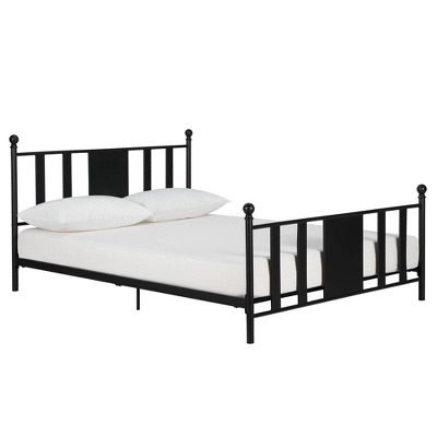 Lisa Contemporary Metal Bed Black - Room & Joy - Image 10