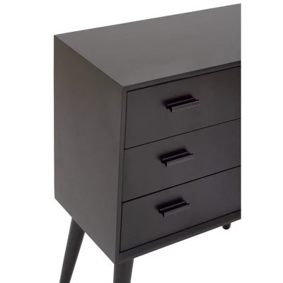 Modern Wooden Chest Black - Olivia & May - Image 12