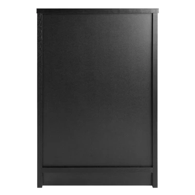 Squamish Nightstand With 1 Drawer - Black - Winsome - Image 4