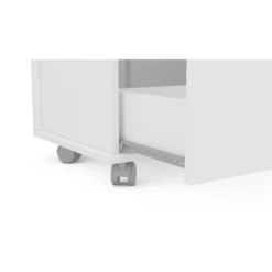 Damasco 2 Drawer File Cabinet White - Polifurniture