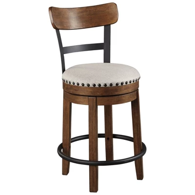 Valebeck Upholstered Swivel Counter Height Barstool - Signature Design By Ashley - Image 6