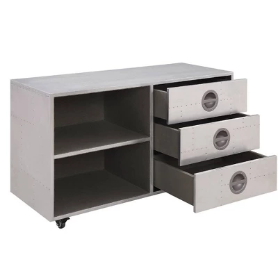 40" Brancaster File Cabinet Aluminum - Acme Furniture - Image 4