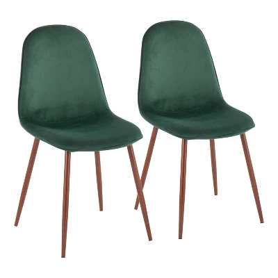 Set Of 2 Pebble Mid-Century Modern Dining Accent Chairs - LumiSource - Image 16