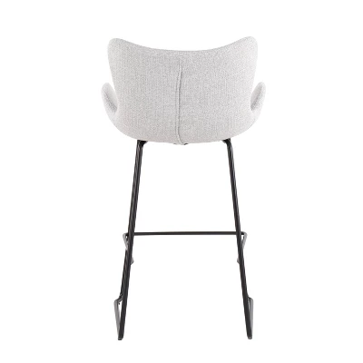 Set Of 2 Tara Contemporary Counter Height Barstools - LumiSource - Image 4