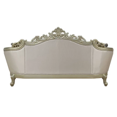 94" Gorsedd Fabric Sofa Antique White - Acme Furniture - Image 3