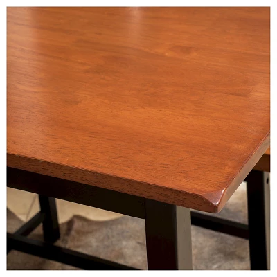 4pc Pomeroy Dining Set Walnut - Christopher Knight Home - Image 3