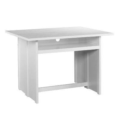 Klint Convertible Console To Extendable Dining Table White - Aiden Lane - Image 7