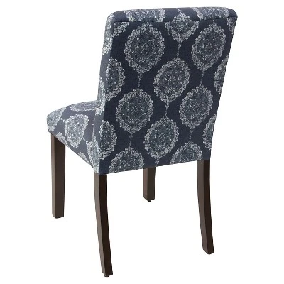 Hendrix Dining Chair In Damask - Skyline Furniture - Image 3