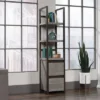 72.047" Manhattan Gate Narrow 2 Shelf Storage Tower Bookcase Mystic Oak - Sauder