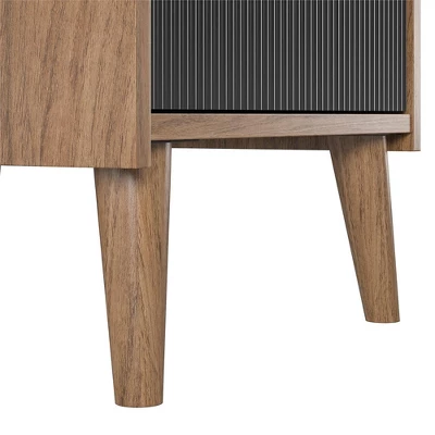 Magnolia End Table Walnut/Black - Novogratz - Image 8